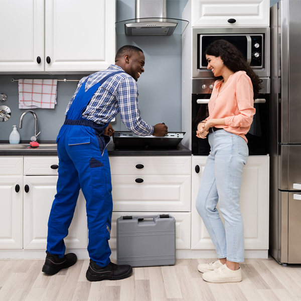 what kind of warranty do you offer on your cooktop repair services in Log Lane Village